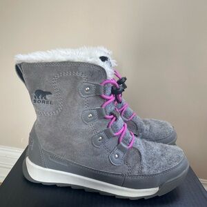 Used, girls, sorel size 5, snow boot
